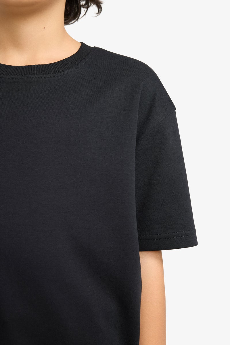 ديفاكتو تيشيرت اولادي نص كم اوفر سايز بريميوم - Image 4